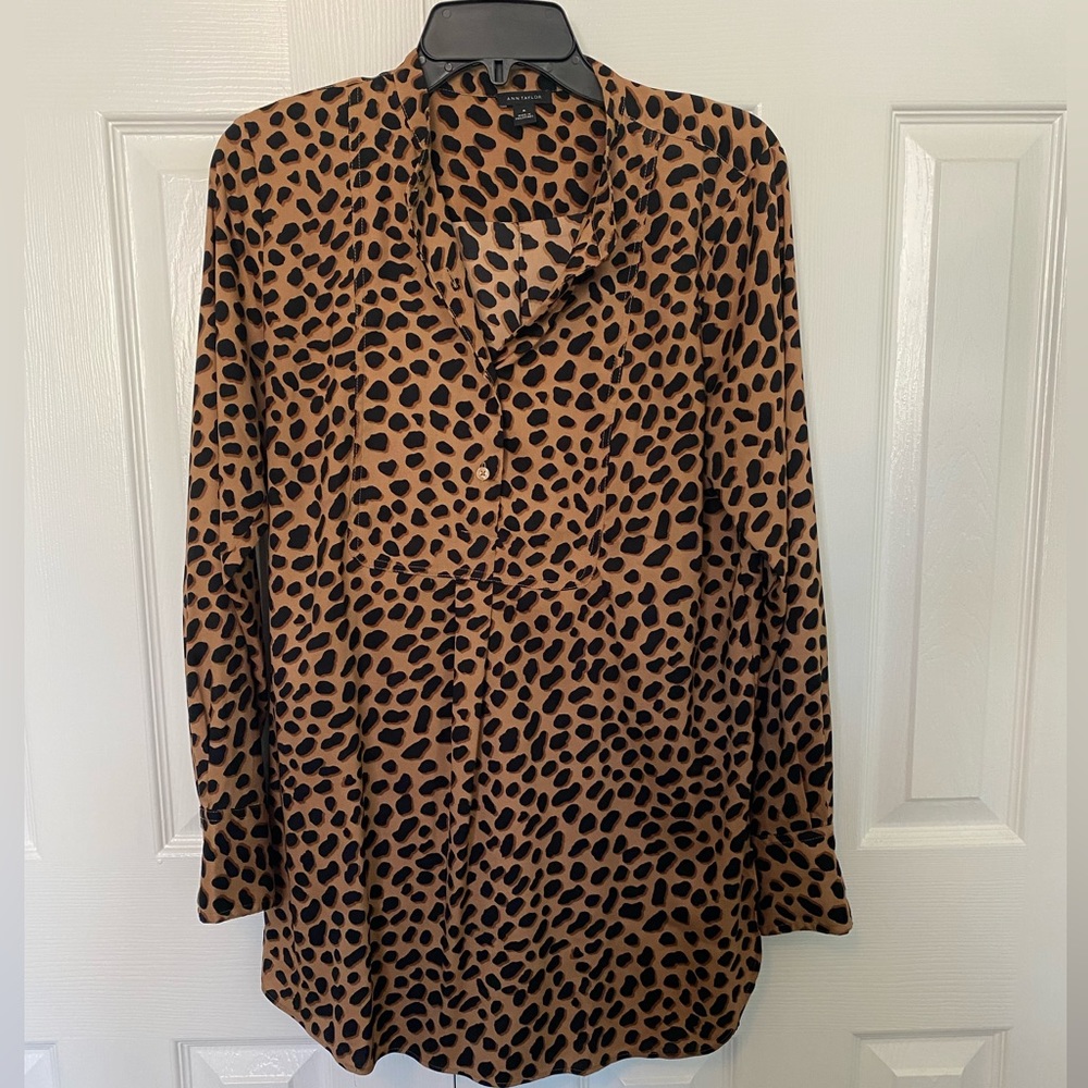 Ann Taylor Leopard Print Tunic